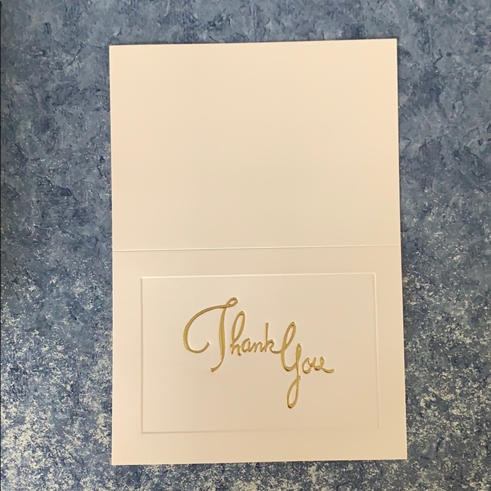 Thank you cards w/envelopes